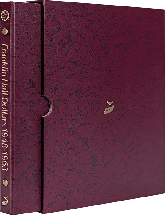 Franklin Half Dollars 1948-1963, Date & Mintmark Set P, D & S (Burgundy) - alternate view 1