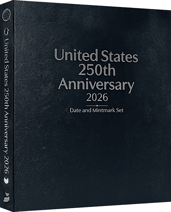 United States 250th Anniversary Collection: 2026 Date & Mintmark Set (Black)