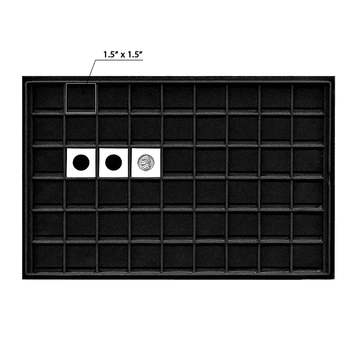 Horizontal Mini Display Tray (54 Slots) - alternate view 1