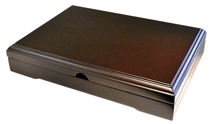 Guardhouse Wood Display Box - GH-W1300 - Holds 5 Small Guardhouse coin capsules - alternate view 1