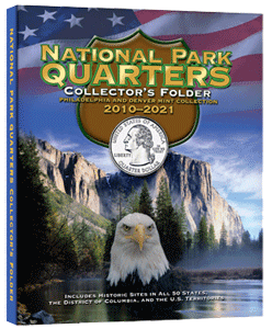 National Park Quarters 4 Panel Cushioned Folder