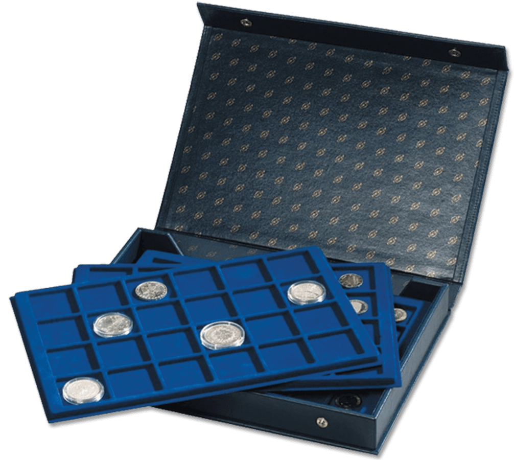 2 Tray Coin "Jewel" Box - MK4TBLLEER