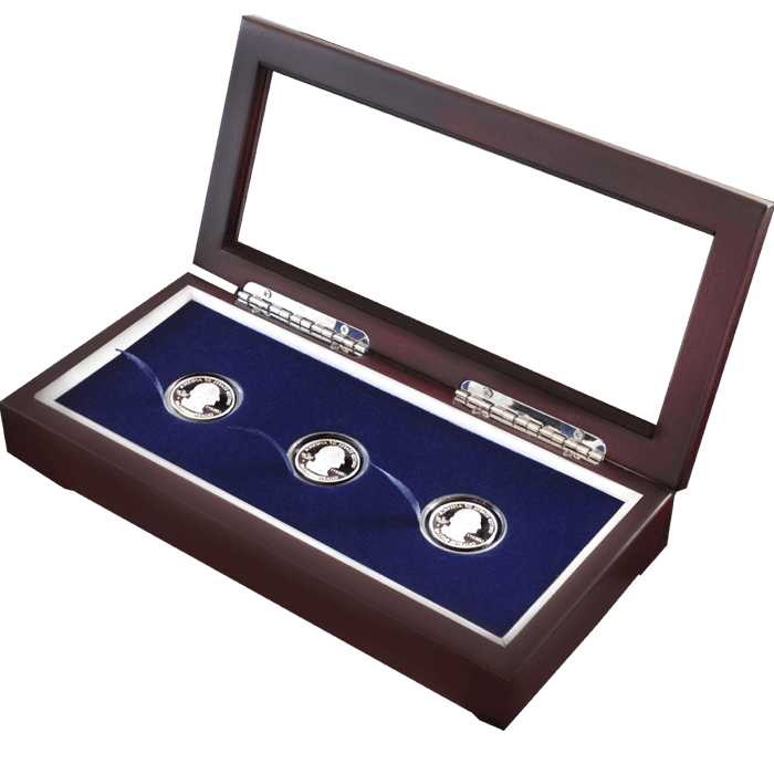 Guardhouse Glass-top Wood Display Box -GH-W1800: (3S)