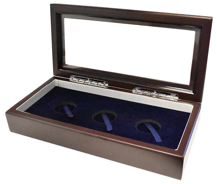 Guardhouse Glass-top Wood Display Box -GH-W1800: (3S) - alternate view 1