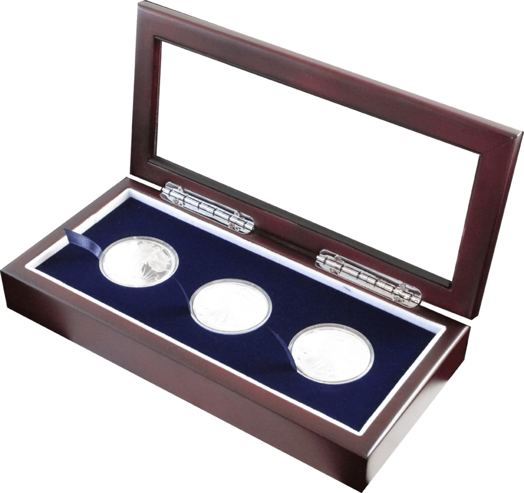 Guardhouse Glass-top Wood Display Box -GH-W1800: (3L)