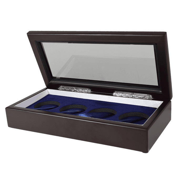 Guardhouse Glass-top Wood Display Box -GH-W1800: (4L)