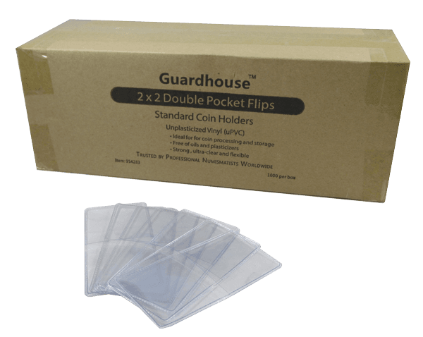2x2 Coin Flip Unplasticized Bulk - 1000/Box