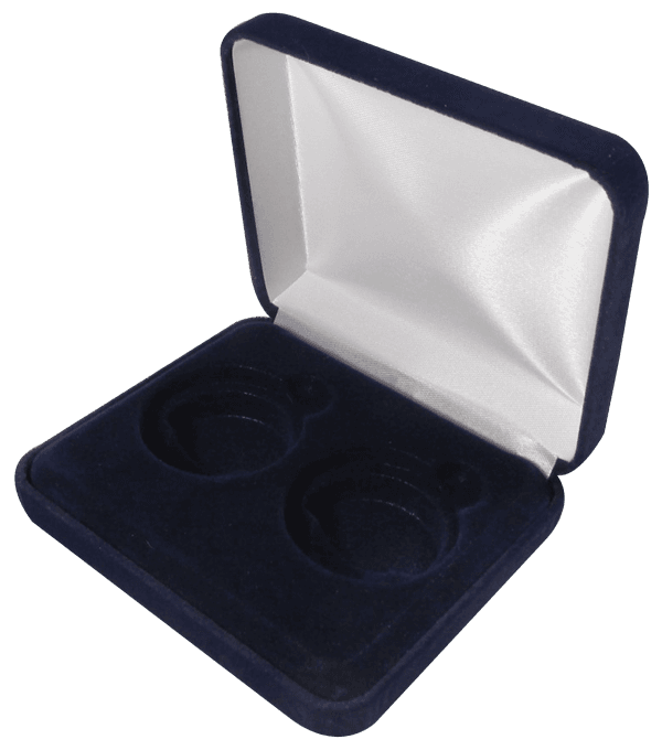 Velvet Coin Display Box - Holds 2L Capsules