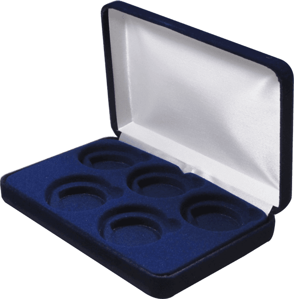 Velvet Coin Display Box - Holds 5L Capsules