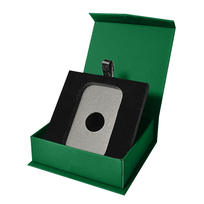 1 Oz Silver Bar Capsule Box with Magnetic Lid and Stand Insert - alternate view 2