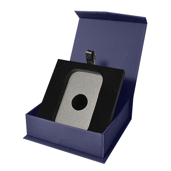 1 Oz Silver Bar Capsule Box with Magnetic Lid and Stand Insert - alternate view 3