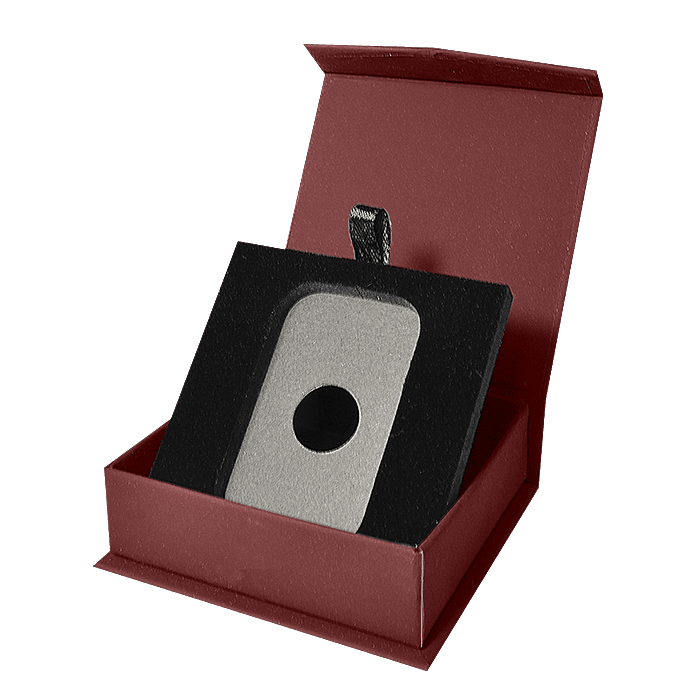 1 Oz Silver Bar Capsule Box with Magnetic Lid and Stand Insert - alternate view 4