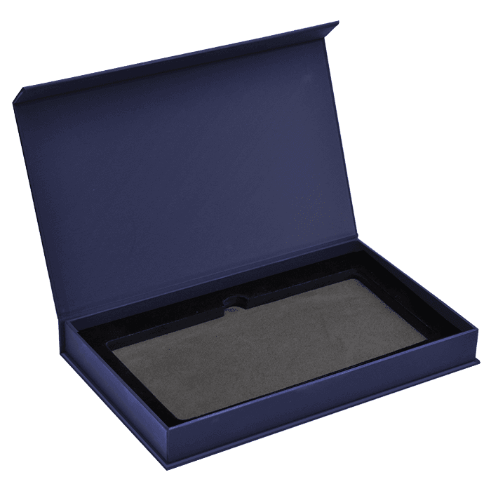Magnetic Lid Display Box - Holds Guardhouse Modern Currency Slab - Blue - alternate view 1