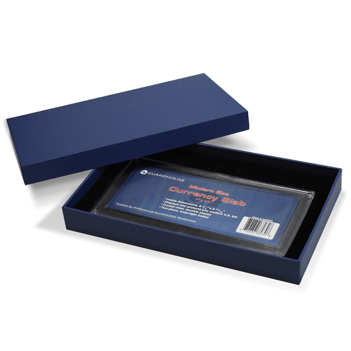 Guardhouse Modern Currency Slab Gift Box - Blue