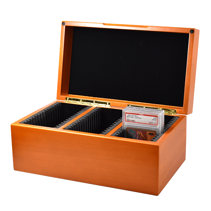 Wood Display Box for 45 PSA Slabs (For Early Model PSA Slabs)
