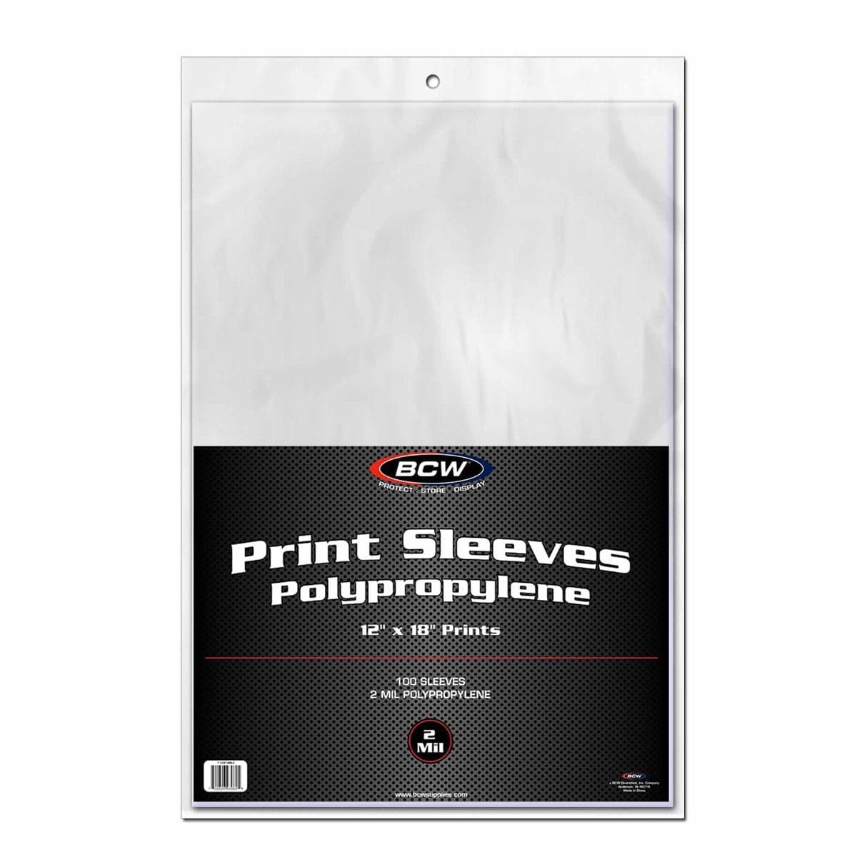 Package of BCW 12 by 18 inch Photo Print Sleeves