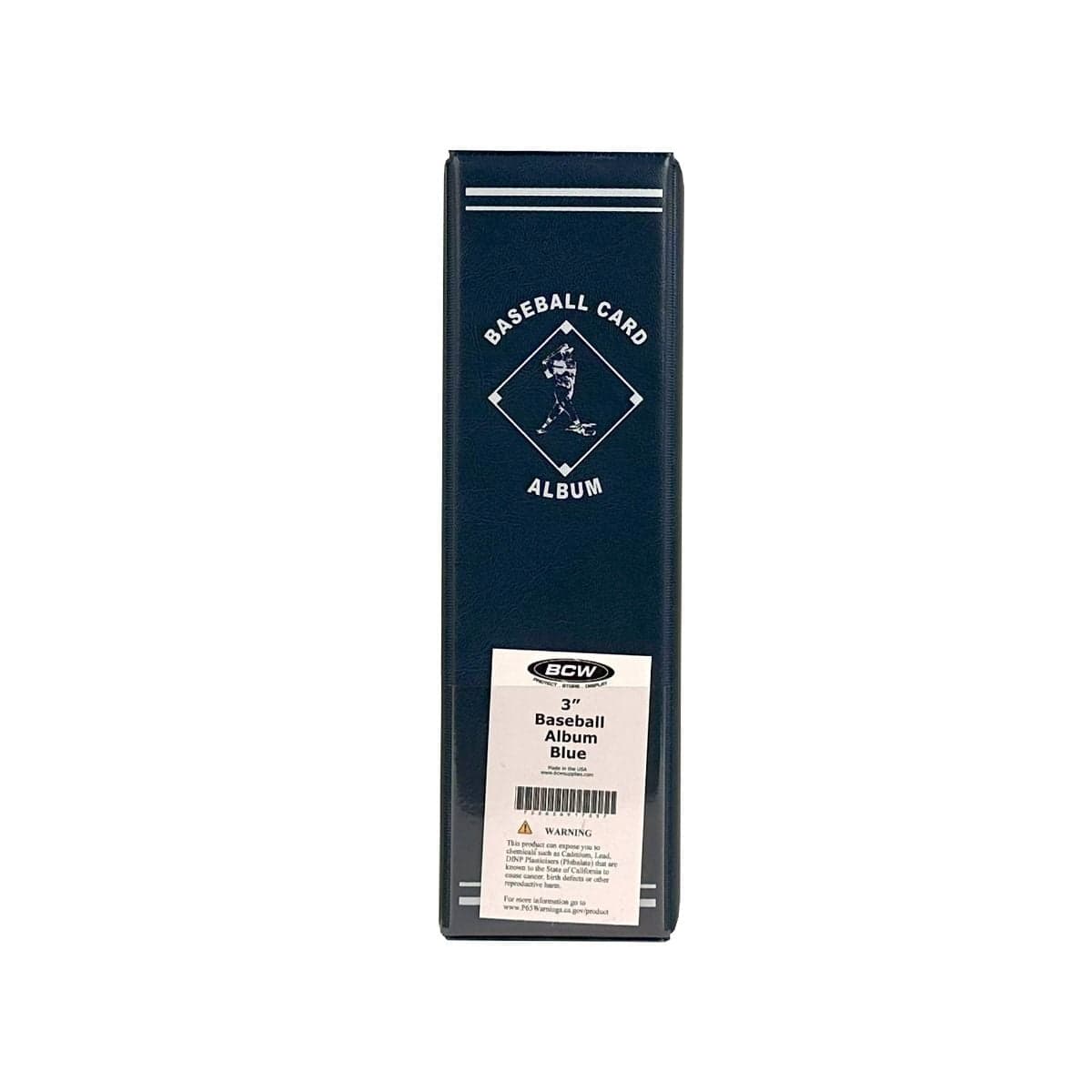 BCW blue baseball card album