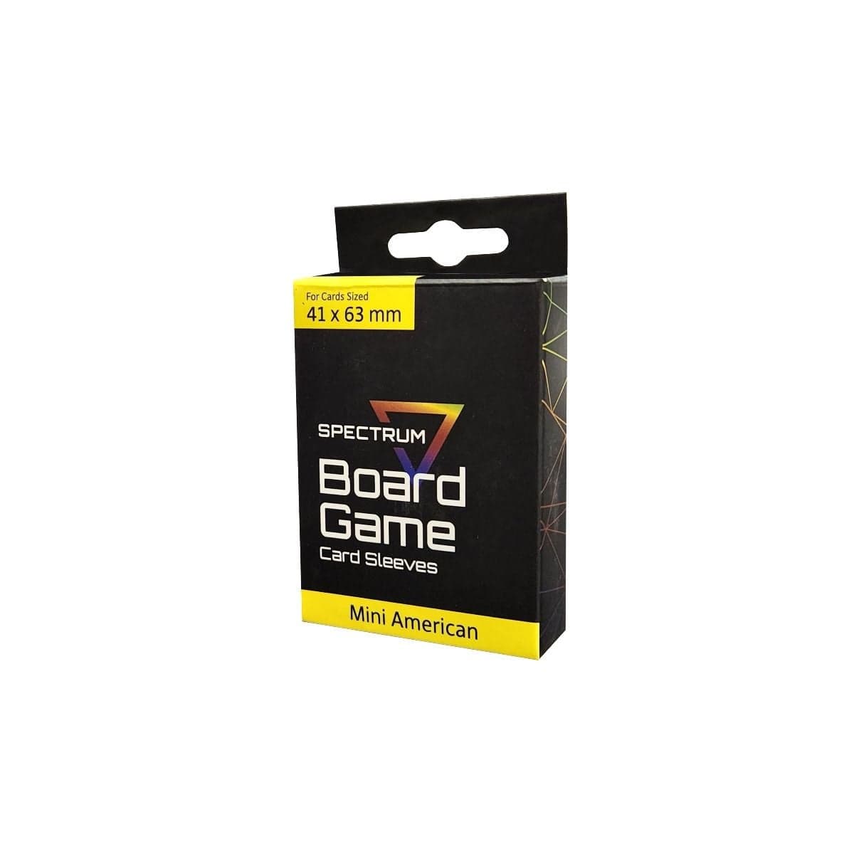 Package of Spectrum Board Game Sleeves - Mini American (41MM x 63MM)