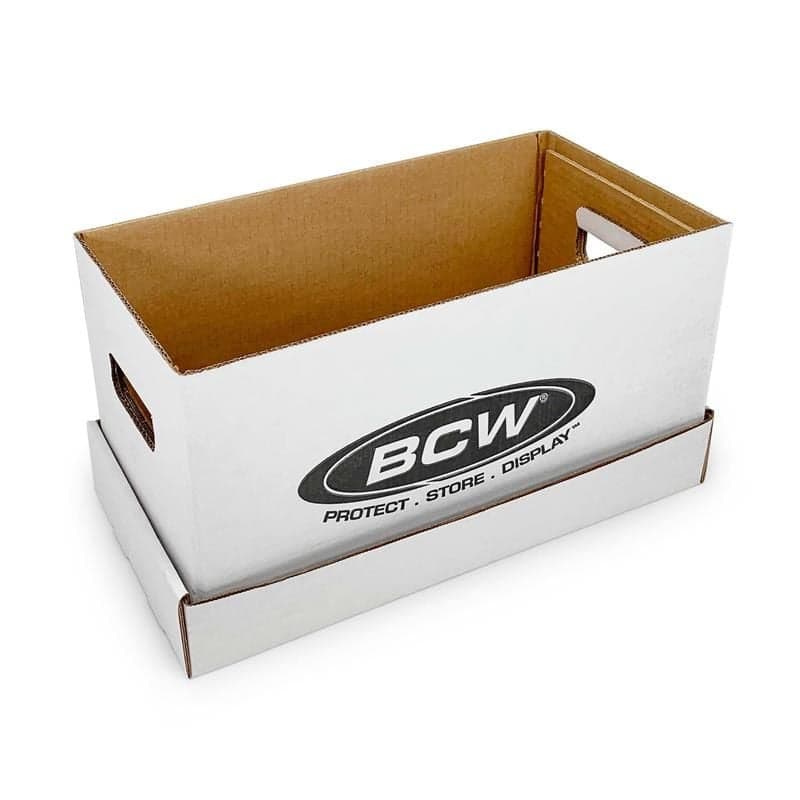Open and empty BCW 45 RPM Record Storage Box