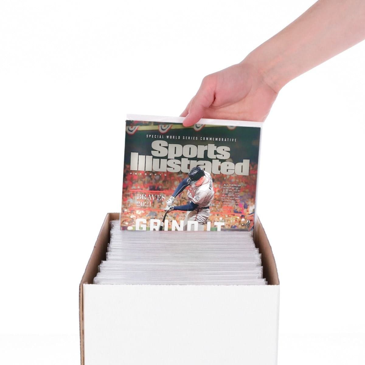 BCW Magazine Storage Box. Inserting magazine