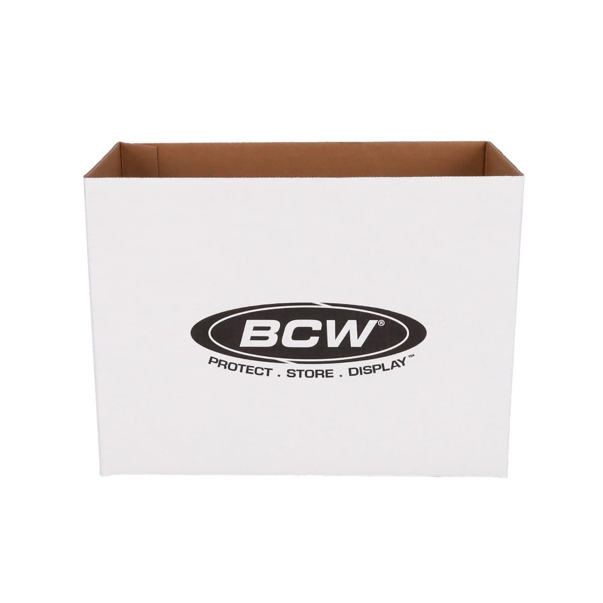 BCW Magazine Storage Box. Side view empty