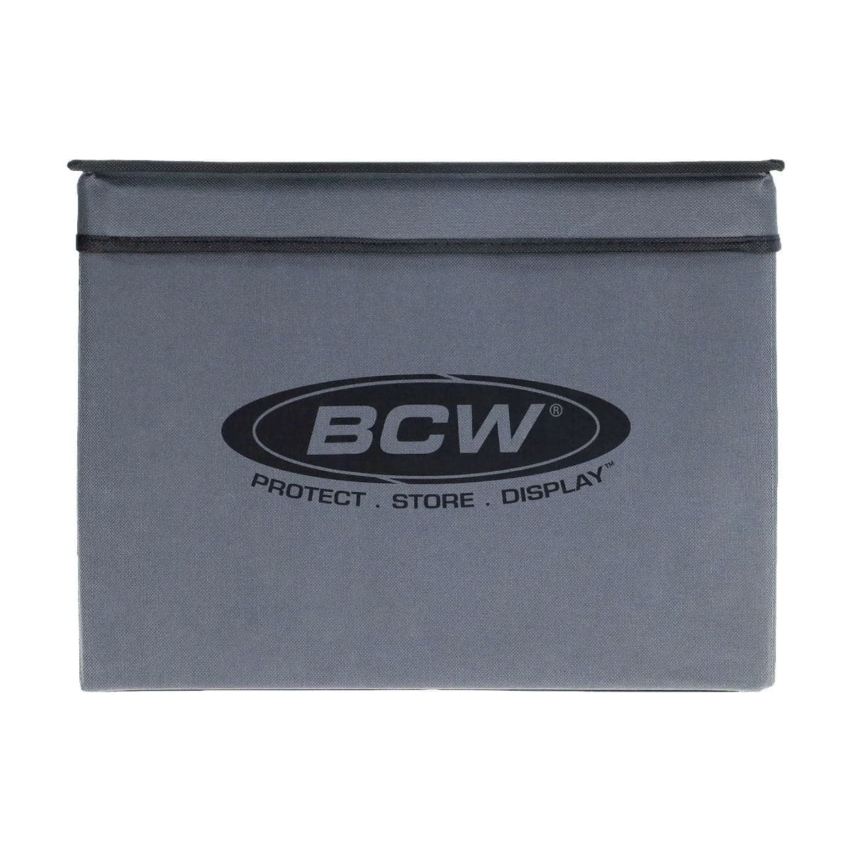 Image of Comic Foldaway showing the BCW logo and the lid.