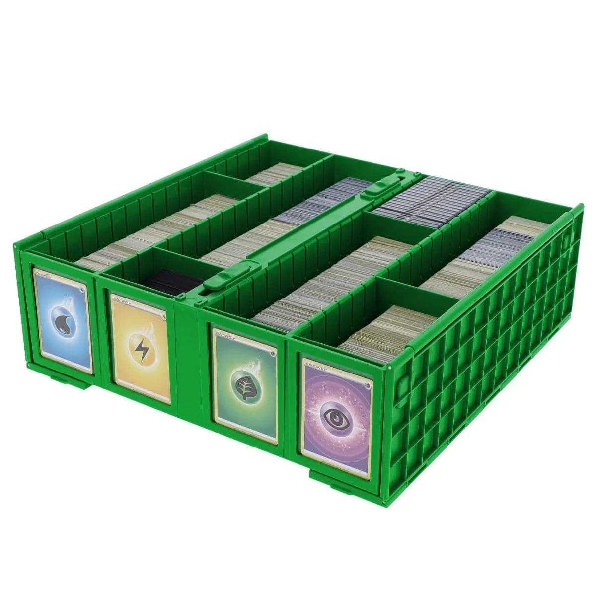 Collectible Card Bin - 3200 - Green pokemon tcg cards open