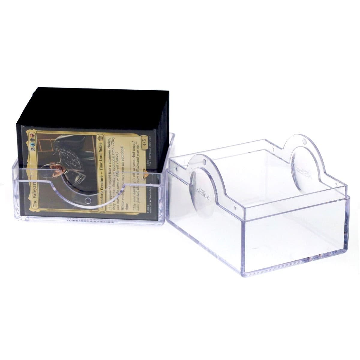BCW Spectrum Prism. Polished. Clear. MTG. gaming cards