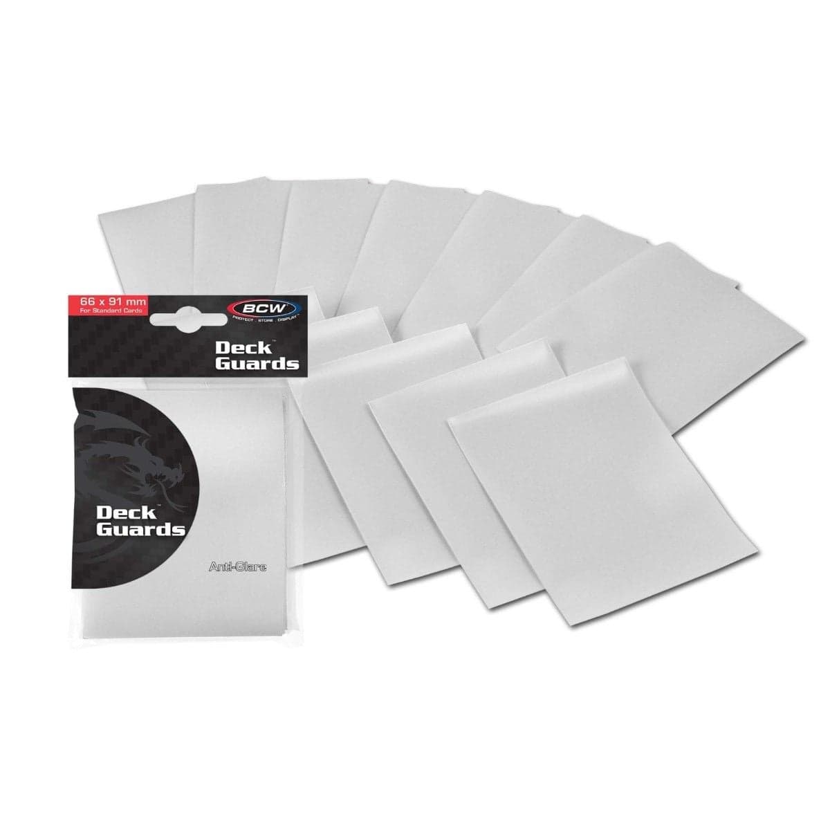 double matte deck guards - white - spread out