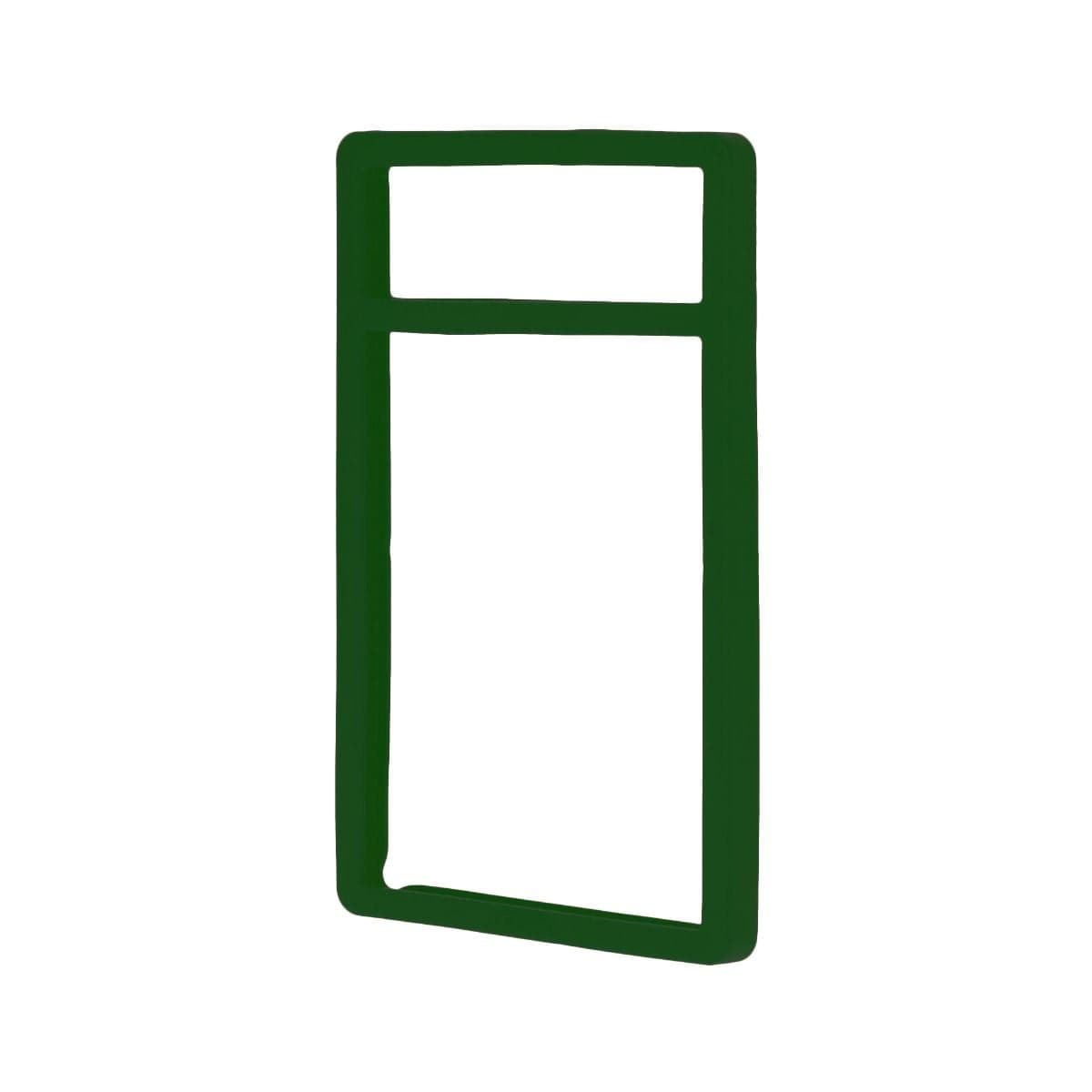 A single empty Slab Bumper for PSA Graded Card - Green