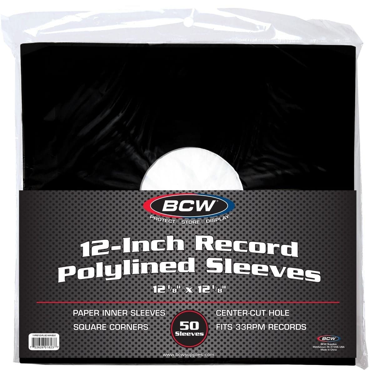 12-Inch Record Paper Inner Sleeves-Polylined