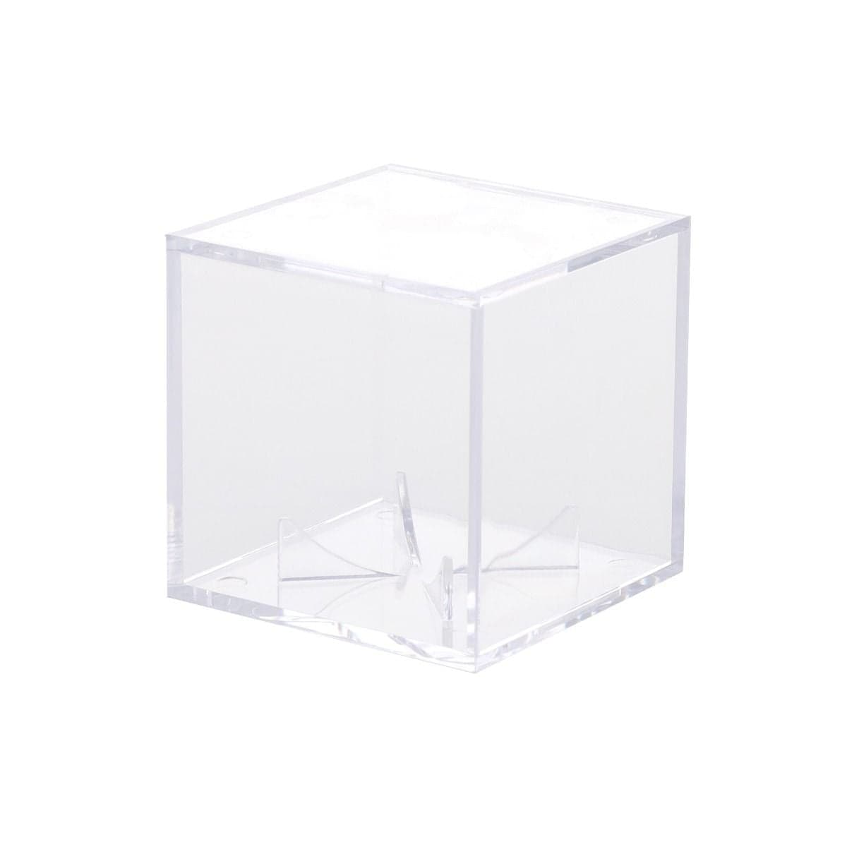 BCW Baseball Showcase. Crystal clear built in stand base. Empty