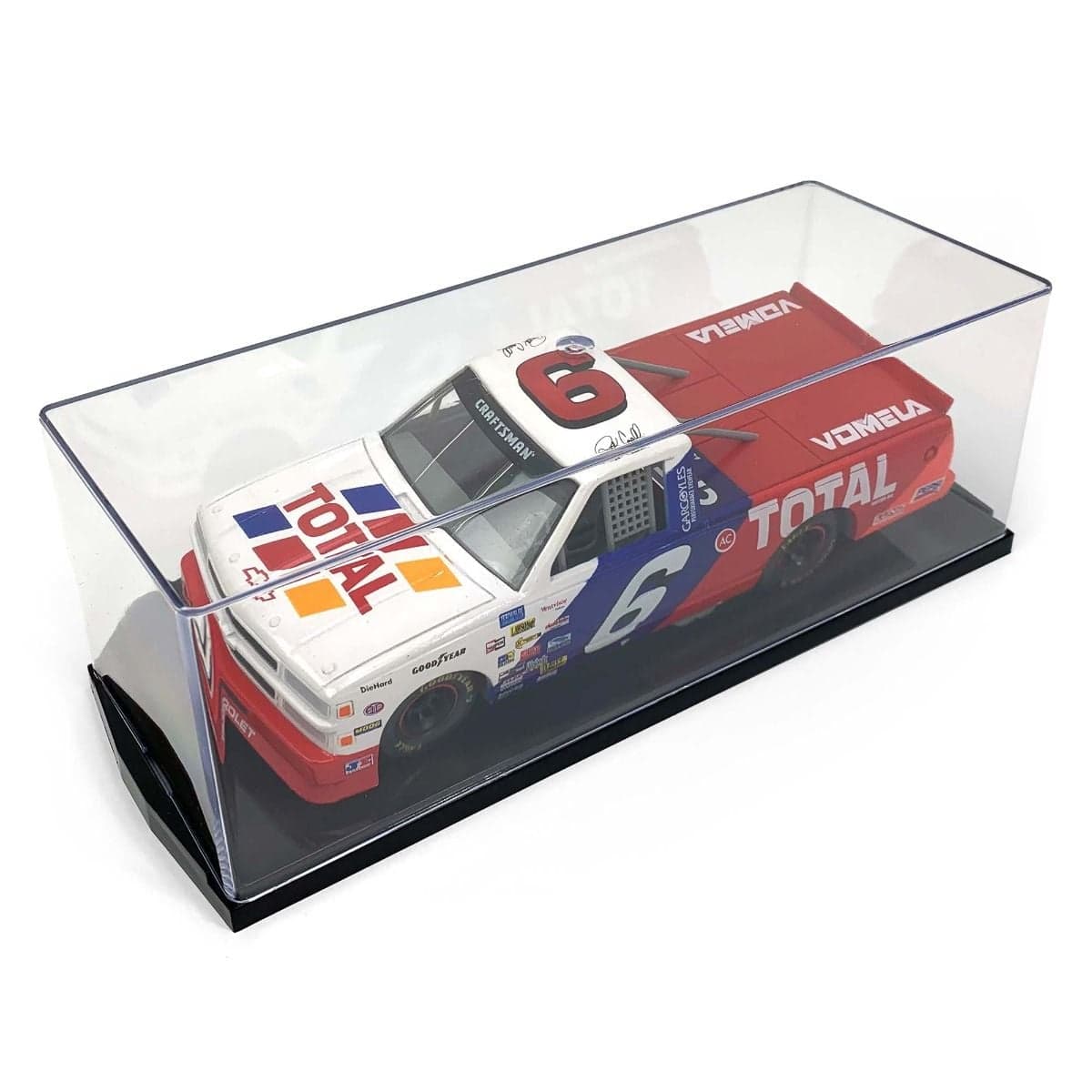 Angled BCW one twenty-fourth Scale Car Display Case with truck inside