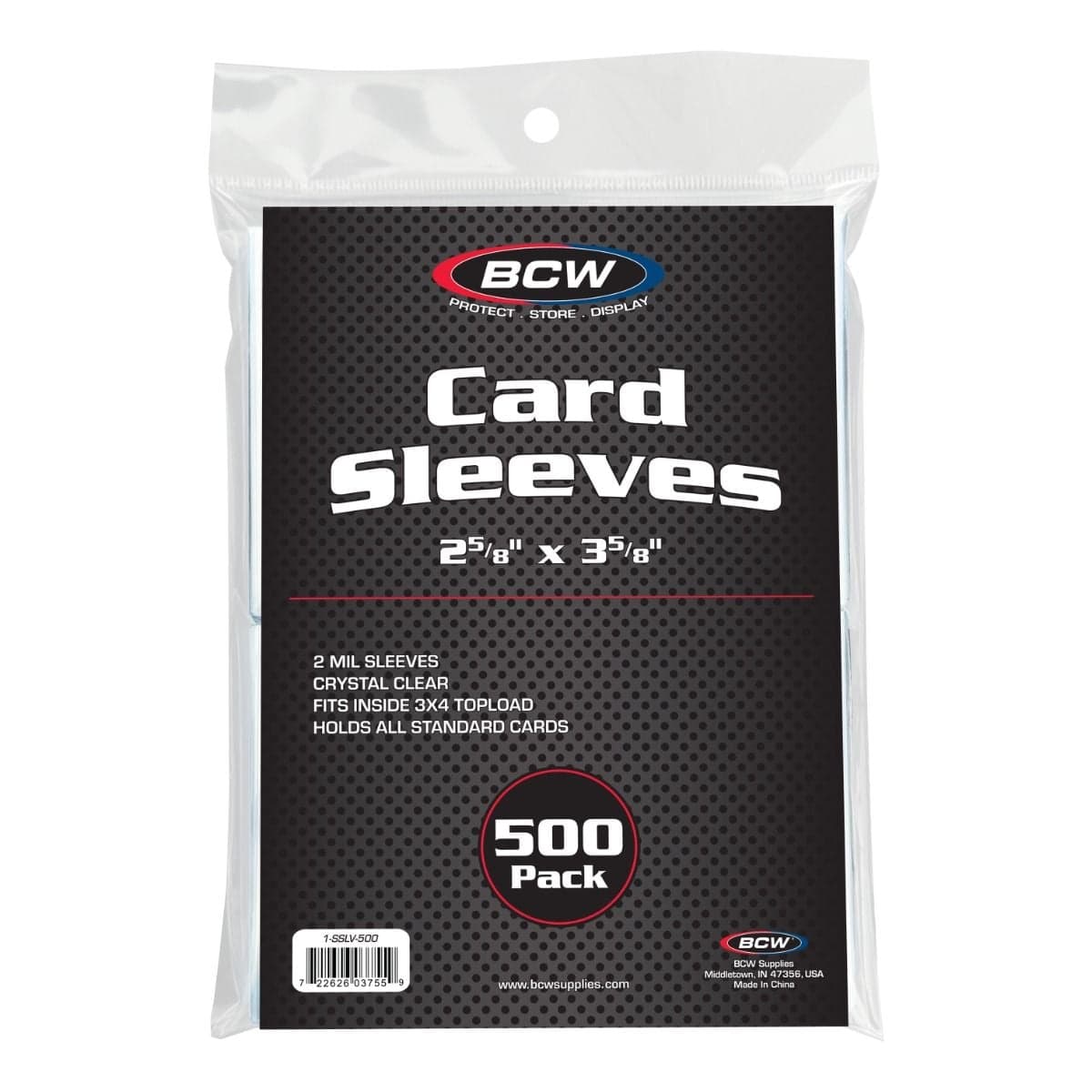 Standard Card Sleeves - 500 Pack packaging