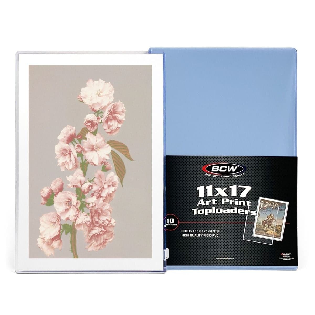 BCW 11x17 Art Print Toploaders. 10 holders per pack.
