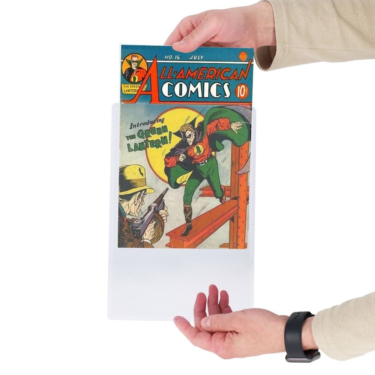 BCW Golden Age Comic Book Toploaders 10 holders per pack. toploading