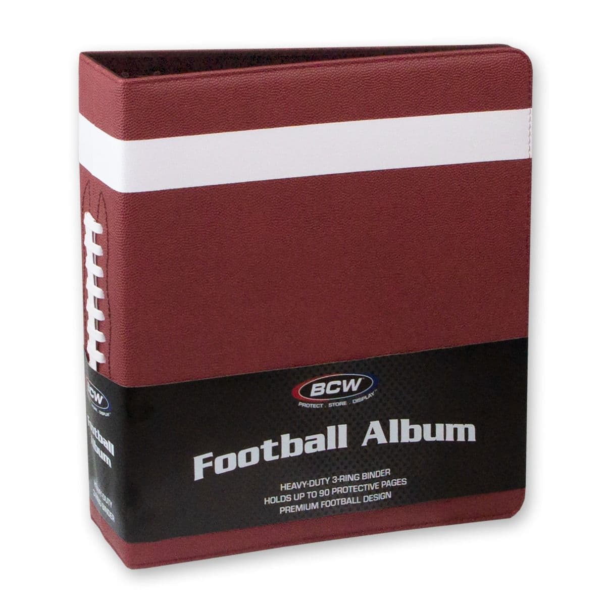 BCW premium football album, packaging